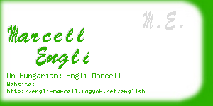 marcell engli business card